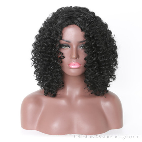 Xin Si kinky straight vendor weavons and braided extension smiling mannequin display synthetic ombre short curly wigs